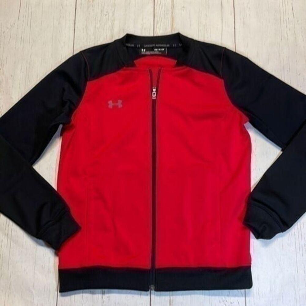 Under Armour women’s challenger track jacket red/black size S